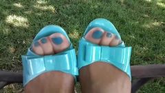 Blue feet