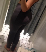 Pretty teen wants you to cum on her arse - bouncy gym squate