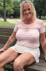 Diane Tanner a Hot Slutty Teacher Exposed at the Park 3