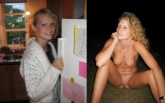 Teens dressed undressed Before and after - N