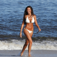 Michelle Keegan - On the Beach in St. Vincent - N