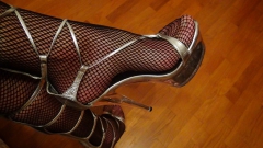 Sexy trasparent high heels sandals - N