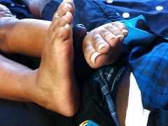 Peach Toes footjob - N