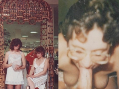 Vintage Polaroid Blowjob Queen Brenda from Bangor Maine - N