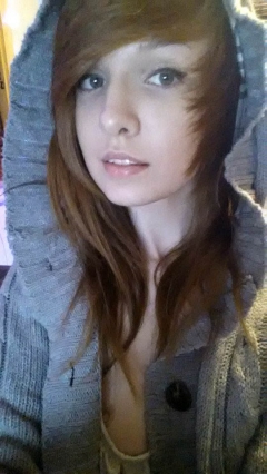 Redhead ginger british teen - amateur hoodie loves to put it - N