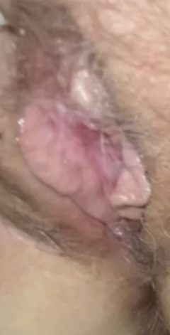 My big tits cum covered tongue, and juicy pussy - N