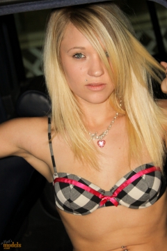 Young Tight Teagan Teases in Back Seat of My Car - N