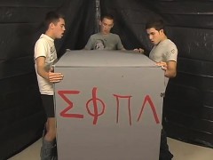 Black studs white guys gay porn This time frat-twinks Nick A