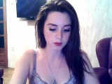 Seductive teen webcam striptease