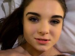 You fuck young Megan Marx and cum on her face
