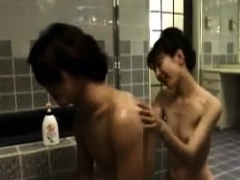 japanese-asian-mature-bathing-young-lover-home