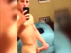 College student shows off for his GF