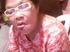 Asian granny Elizabeth 57 yr flashing 6 ( March 2014)