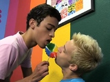 Latino twink Dustin Cooper anal rides blond Patrick Kennedy