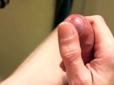 Uncut foreskin play and cum