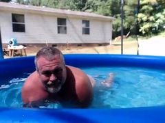 Naked Pool Dad