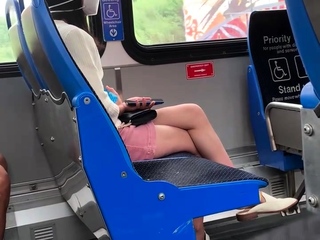 Sexy Legs on the Bus