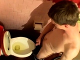 Guys show off their dicks while pissing and cock suckers