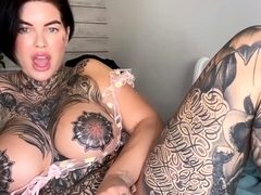 Busty Brunette Bitch With Big Boobs