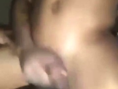 Cumming while riding the Dick